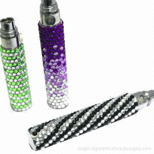 Newest design shining diamond eGo-G battery, reusable for electronic cigarette